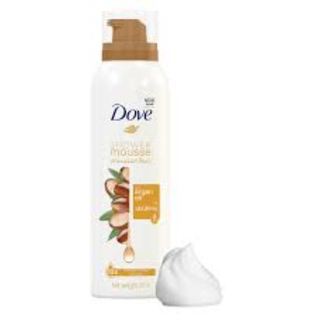 DOVE SHOWER MOUSSE ARGAN OIL 200ML